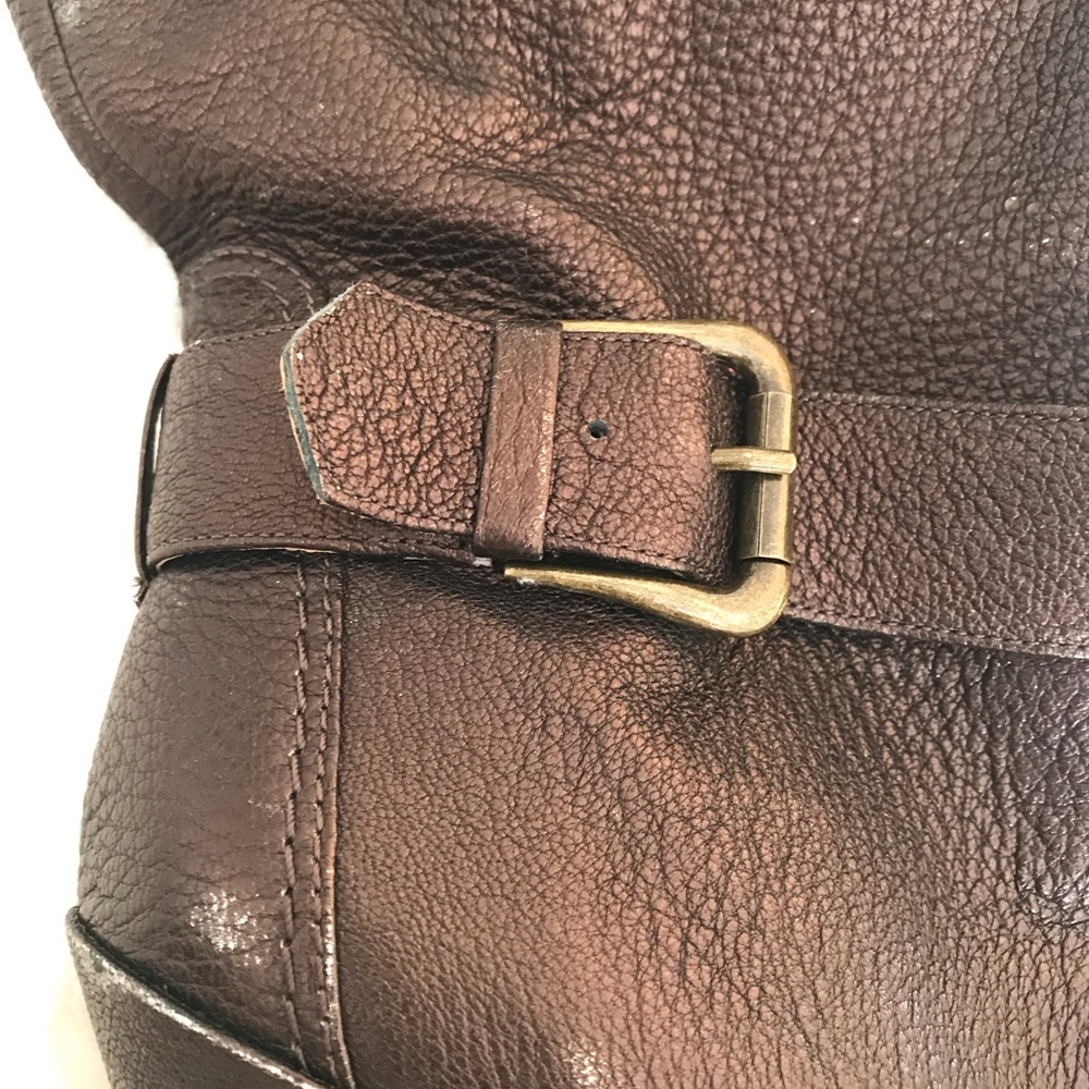 Joan and David mid calf high heel leather boots - Picture 5 of 8